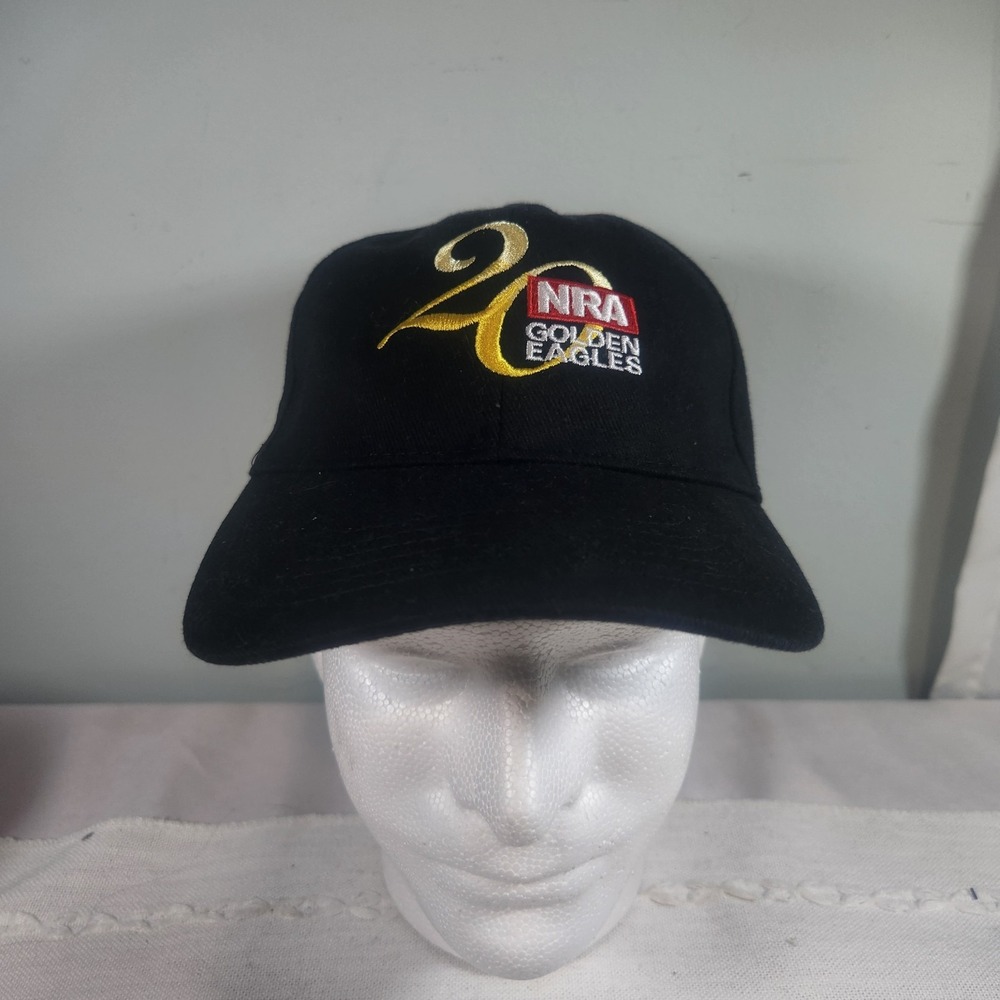 Golden Eagels NRA Black Hat/Cap adjustable